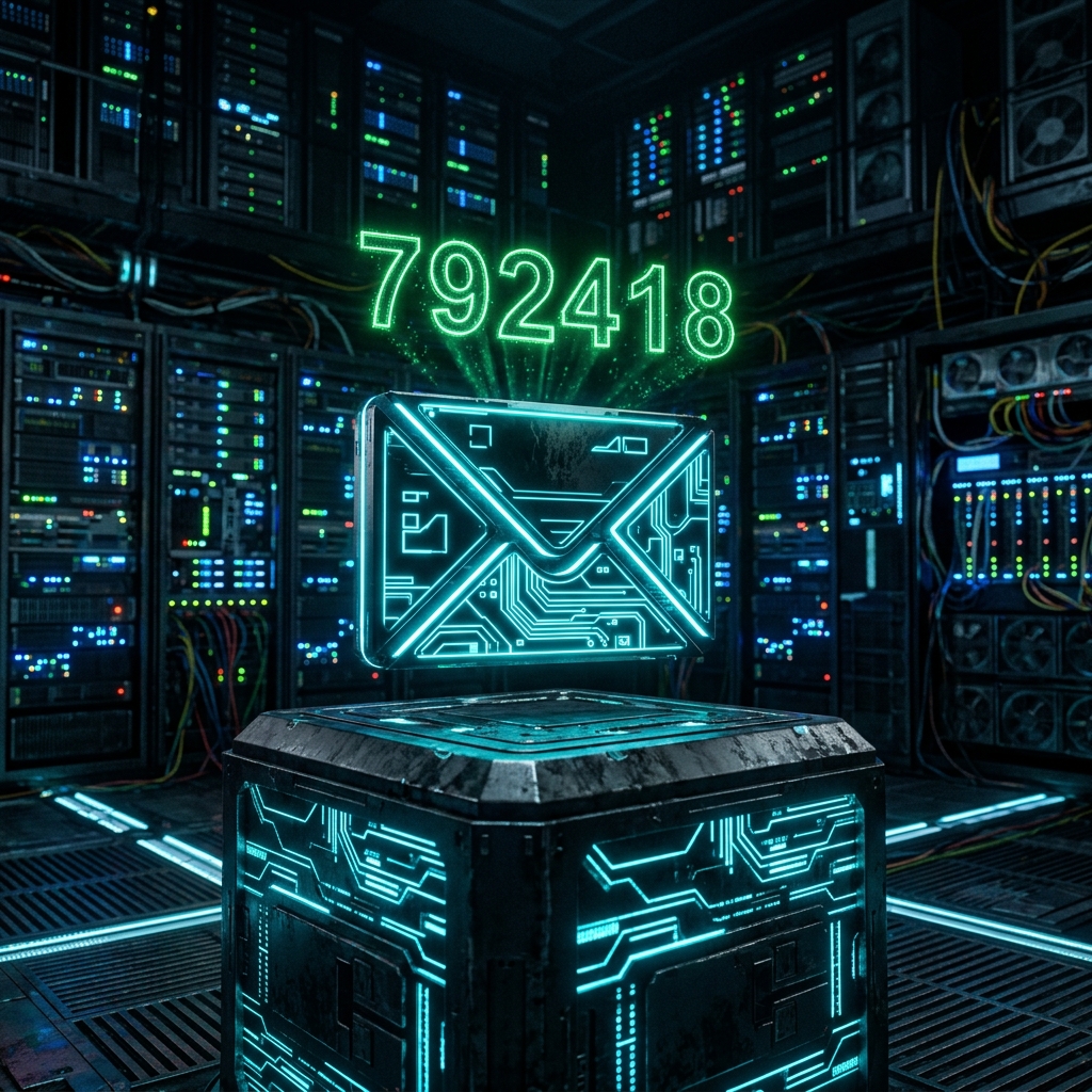 3D Cyber Mail OTP Transmission with 792418